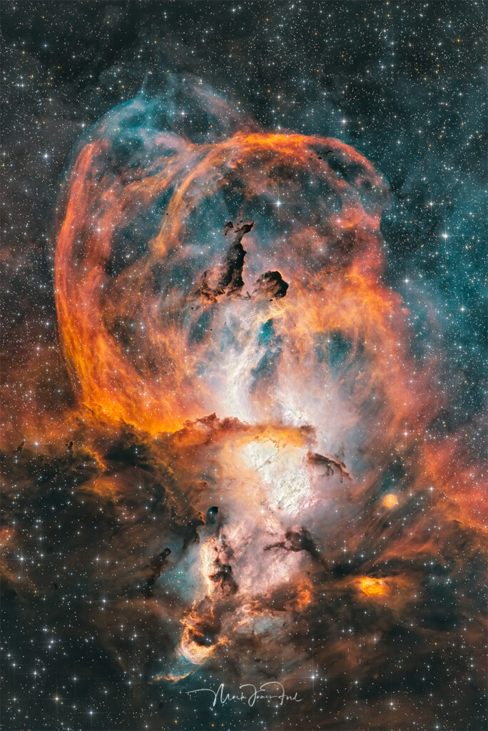 Statue Of Liberty Nebula NGC 3576 Astrophotography